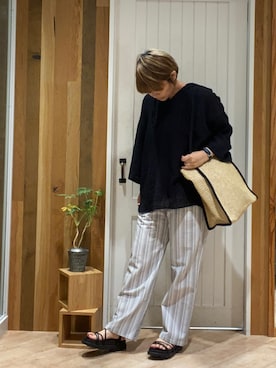 タナカさん（レディース・158cm）の夏コーディネート