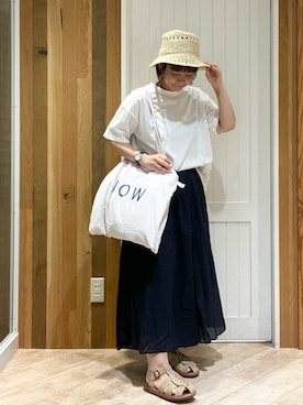 タナカさん（レディース・158cm）の夏コーディネート