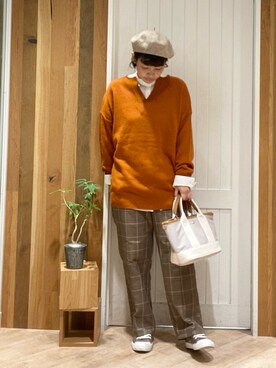 タナカさん（レディース・158cm）の秋コーディネート