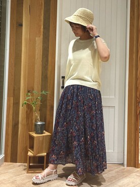 タナカさん（レディース・158cm）の夏コーディネート