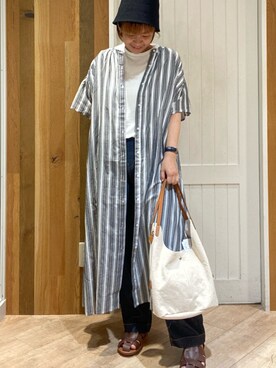 タナカさん（レディース・158cm）の夏コーディネート