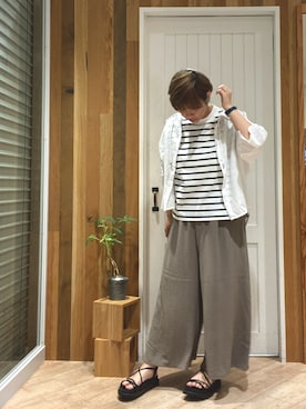 タナカさん(レディース・158cm)の夏コーディネート