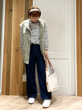 タナカさん（レディース・158cm）の春コーディネート