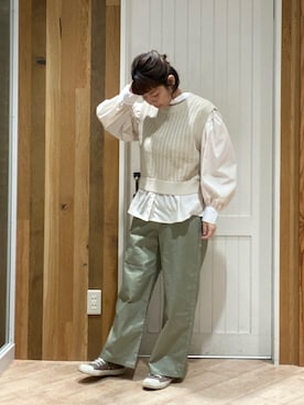 タナカさん（レディース・158cm）の春コーディネート