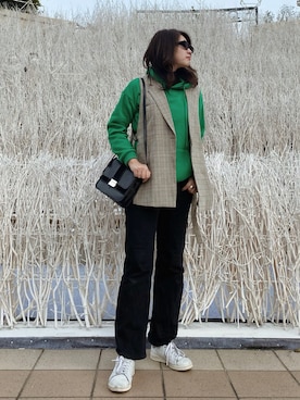 「Ameri（アメリ）のアイテム（スウェット）」を使った、harukan【相互OK】さん（レディース・167cm）の秋コーディネート