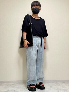 「DOOPZ（ドープス）のアイテム（アクセサリー）」を使った、DAiさん（メンズ・172cm）の夏コーディネート