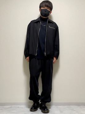「DOOPZ（ドープス）のアイテム（ブルゾン）」を使った、DAiさん（メンズ・172cm）の冬コーディネート