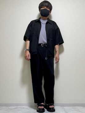 「春夏コーデ」｜「GU（ジーユー）のアイテム（ファッション雑貨）」を使った、DAiさん（メンズ・172cm）の夏コーディネート