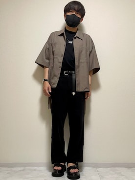 「春夏コーデ」｜「GU（ジーユー）のアイテム（ファッション雑貨）」を使った、DAiさん（メンズ・172cm）の春コーディネート