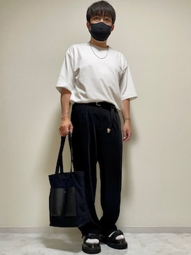 「春夏コーデ」｜「GU（ジーユー）のアイテム（ファッション雑貨）」を使った、DAiさん（メンズ・172cm）の夏コーディネート