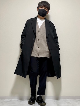 「EMMA  CLOTHES」｜「アイテム（スウェット）」を使った、DAiさん（メンズ・172cm）の冬コーディネート