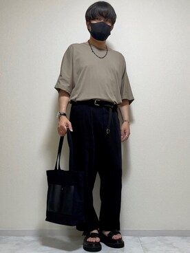 「春夏コーデ」｜「GU（ジーユー）のアイテム（ファッション雑貨）」を使った、DAiさん（メンズ・172cm）の春コーディネート