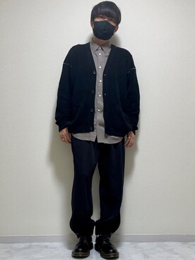 Gu ジーユー のカーディガン ボレロを使ったメンズ人気ファッションコーディネート Wear