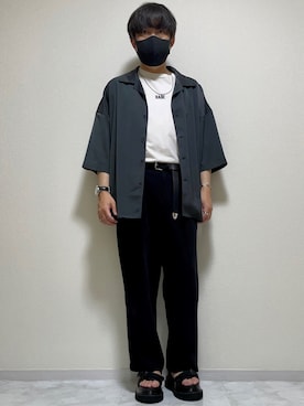 「春夏コーデ」｜「GU（ジーユー）のアイテム（ファッション雑貨）」を使った、DAiさん（メンズ・172cm）の春コーディネート