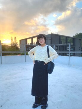 瓜瓜さん（レディース・161cm）の秋コーディネート