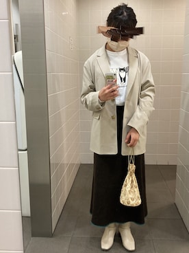 おまめこさん（レディース・157cm）の冬コーディネート