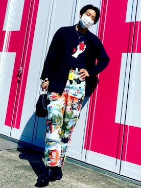 「MR.OLIVE（ミスターオリーブ）のアイテム（ジャケット/アウター）」を使った、涼吉さん（メンズ・174cm）の秋コーディネート