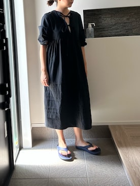 「LASHIKU（ラシク）のアイテム」を使った、tami0707さん（レディース・157cm）の夏コーディネート