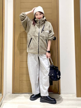 「アイテム（ブルゾン）」を使った、haruna1028bfさん（レディース・158cm・30代）の秋コーディネート
