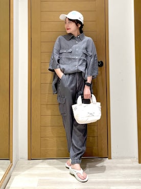 「BAYFLOW」｜haruna1028bfさん（レディース・158cm）の夏コーディネート