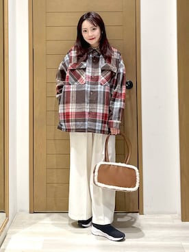「アイテム（その他アウター）」を使った、haruna1028bfさん（レディース・158cm・30代）の秋コーディネート