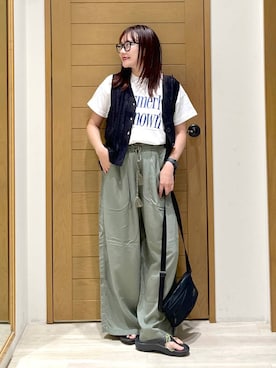 「BAYFLOW」｜haruna1028bfさん（レディース・158cm）の夏コーディネート