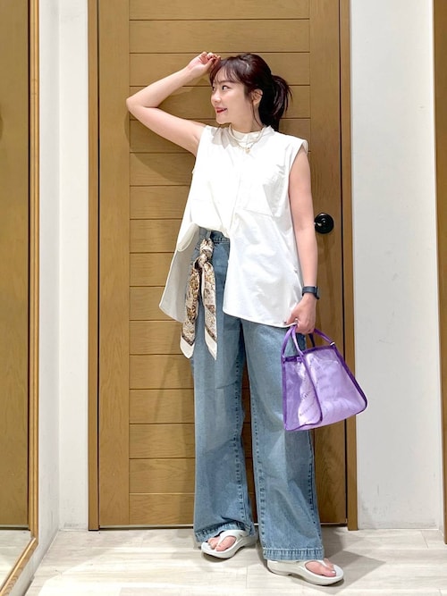 70×70 ペイズリー柄スカーフ（バンダナ/スカーフ）｜BAYFLOW