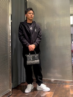 「アイテム（ハンドバッグ）」を使った、KAKERUさん（メンズ・170cm）の秋コーディネート