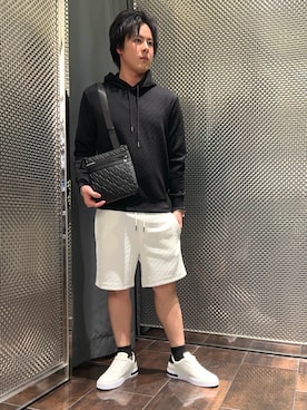 「ARMANI EXCHANGE（アルマーニエクスチェンジ）のアイテム」を使った、KAKERUさん（メンズ・170cm）の春コーディネート