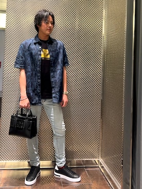 「スキニーパンツ」｜KAKERUさん（メンズ・170cm）の春コーディネート
