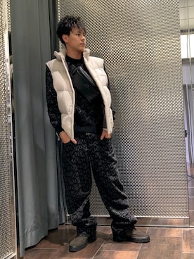 「ARMANI EXCHANGE（アルマーニエクスチェンジ）のアイテム」を使った、KAKERUさん（メンズ・170cm）の秋コーディネート
