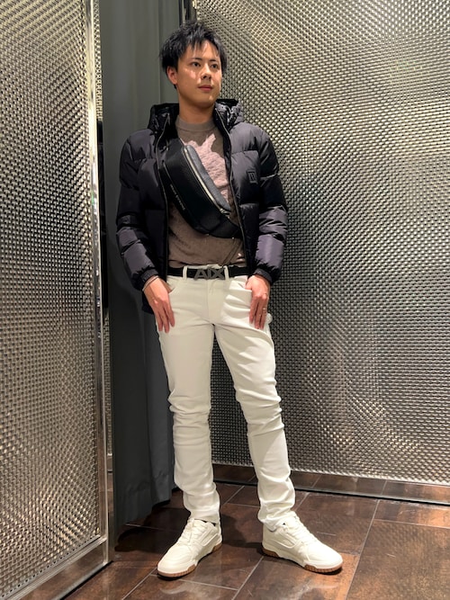 A|X アルマーニ エクスチェンジ】ICON フーデッドダウンジャケット