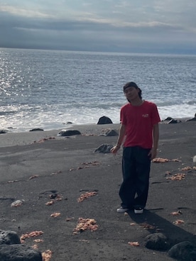 「patagonia（パタゴニア）のアイテム（キャップ）」を使った、Haruto さん（メンズ・164cm）の秋コーディネート