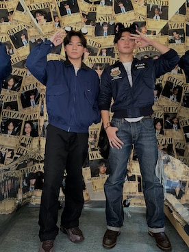 「アイテム（MA-1）」を使った、Haruto さん（メンズ・164cm）の秋コーディネート