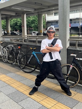 「アイテム（メッセンジャーバッグ）」を使った、Haruto さん（メンズ・164cm）の秋コーディネート