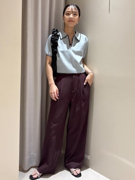 「VIS（ビス）のアイテム（アクセサリー）」を使った、akariさん（レディース・161cm）の夏コーディネート