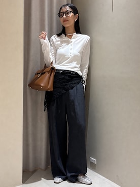 「Juze（ジュゼ）のアイテム」を使った、akariさん（レディース・161cm）の夏コーディネート