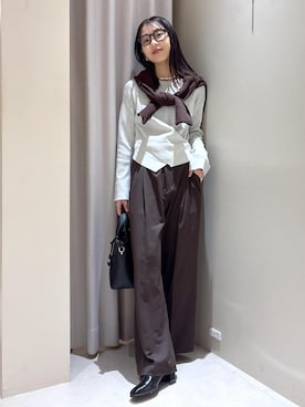 「VIS（ビス）のアイテム」を使った、akariさん（レディース・161cm）の秋コーディネート