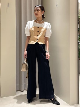 「アイテム（パンプス）」を使った、akariさん（レディース・161cm・20代）の春コーディネート