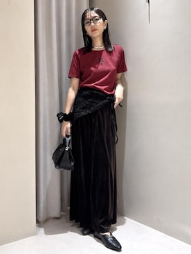 「VIS（ビス）のアイテム（バッグ）」を使った、akariさん（レディース・161cm）の夏コーディネート