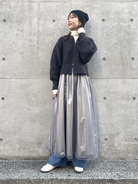 akariさん(レディース・161cm)の冬コーディネート