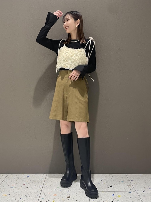 国内発 BOTTEGA VENETA ウールアシンメトリースカートパンツ セール】アシンメトリーフレアスカート（スカート）｜Isn't She