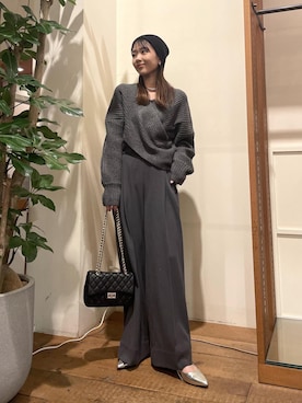 「チェーンバッグ」｜akariさん（レディース・161cm・20代）の秋コーディネート