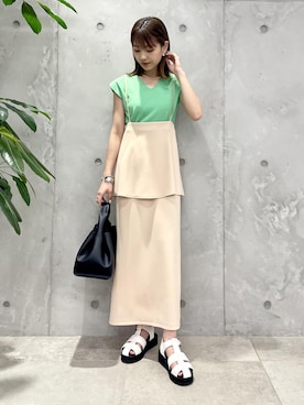 akariさん（レディース・161cm）の夏コーディネート