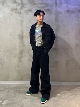 「クセニア・シュナイダー」｜「アイテム（デニムジャケット）」を使った、ITさん（メンズ・173cm）の夏コーディネート