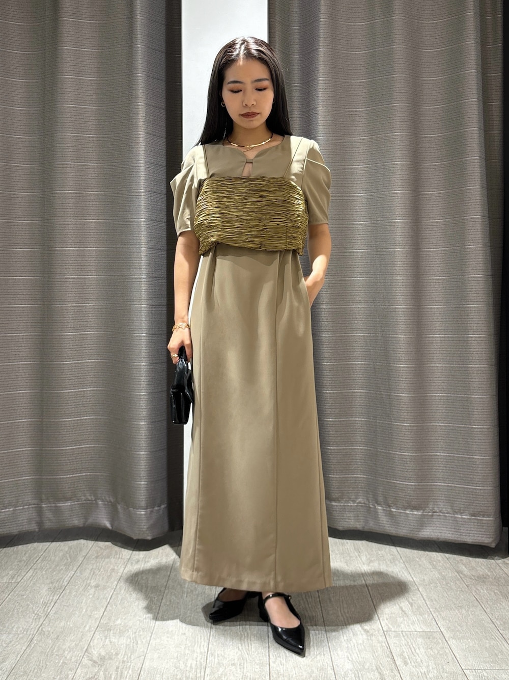 オケージョンアイテム/サイズ展開あり】ビスチェSETウェーブ