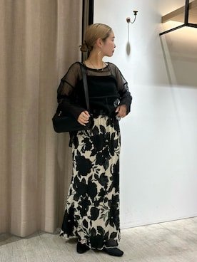 「CAPRICIEUX LE'MAGE（カプリシューレマージュ）のアイテム（イヤリング）」を使った、yamato818さん（レディース・155cm）の春コーディネート