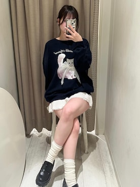 aoi0oliveさん（レディース・159cm）の冬コーディネート
