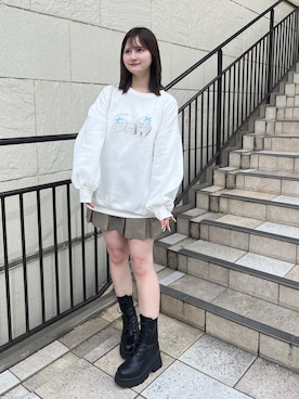 「ネコ」｜「アイテム（ブーツ）」を使った、aoi0oliveさん（レディース・159cm）の秋コーディネート