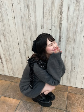 「ニットコーデ」｜aoi0oliveさん（レディース・159cm）の秋コーディネート